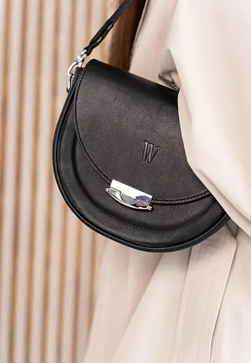 Жіноча шкіряна сумка Kira Чорна - фото 7