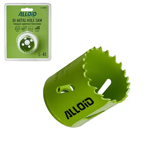 Свердло корончате Alloid Building Tools біметалеве 41 мм (HS-30041) - фото 2