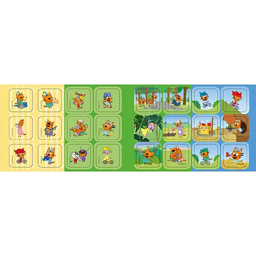 Приключенческие раскраски "Три кота Вместе веселее!" 1571002 с наклейками - фото 4