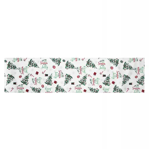 Раннер Ardesto Christmas Tree 33х137см, 100% полиэстер, зеленый (ART01HCT) - фото 3