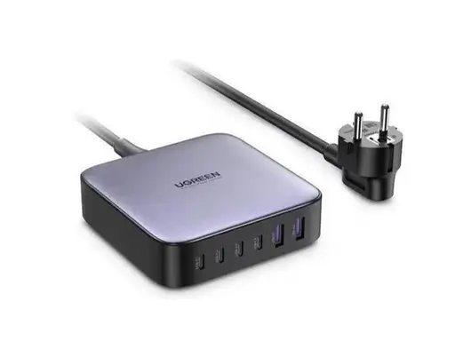 Зарядное устройство 200 ватт максимальное Ugreen CD271 6 портов 2U+4C 200W GaN - фото 3