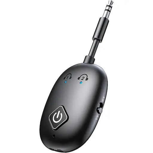 Приймач Glangeh Bluetooth 5.3 для телевізора, бездротовий адаптер Aux Bluetooth 2-в-1 для AirPods/навушників, подвійне підключення