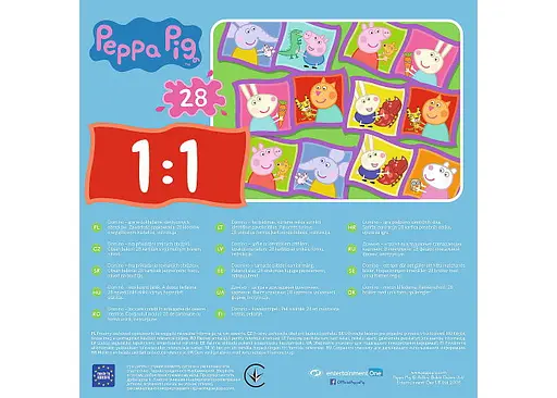 Настільна гра Trefl Доміно. Свинка Пеппа (Domino: Peppa Pig) (02066) - фото 2