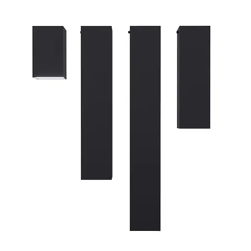 Точковий спот SQ square L400 PikArt арт. 24152 Чорний - фото 3