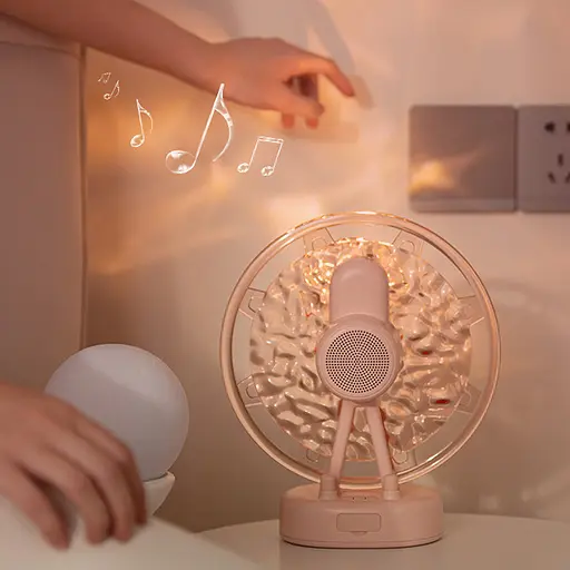 Проектор-нічник ZAY-L07 Sky Wheel 2in1 + Bluetooth колонка Pink - фото 8