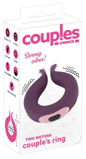Эрекционное кольцо Couples Choice 8.7 см (фиолетовый) - фото 15
