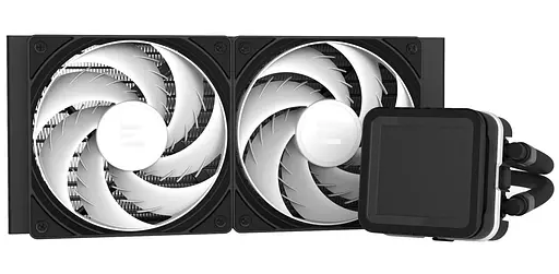 СВО Zalman Alpha 2DS A24 ARGB Black (ALPHA2DSA24BLACK) - фото 2