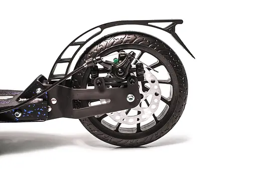 Самокат Scale Sports 81-97х46х13 см Чорно-зелений 000283587 - фото 3