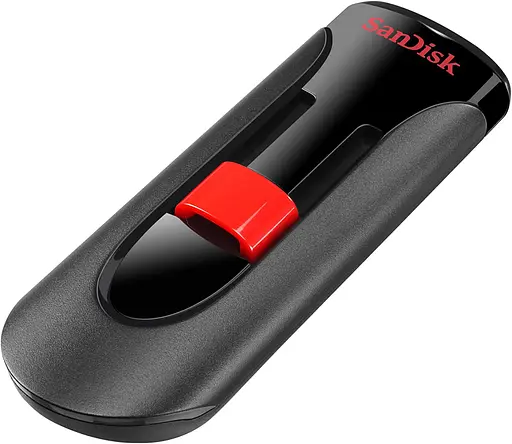 Флеш-накопитель Sandisk USB 2.0 Cruzer Glide 64Gb Black/Red (SDCZ60-064G-B35) - фото 4