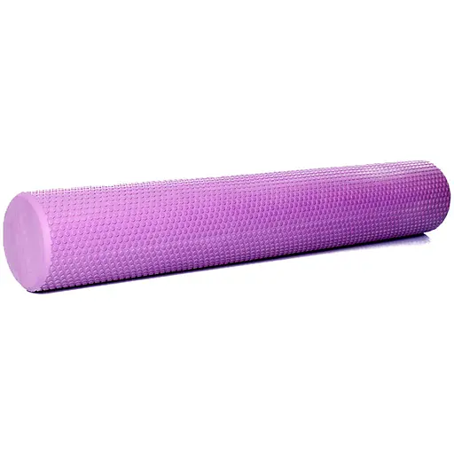 Массажный ролик EasyFit Foam Roller 90 см Фиолетовый (EF-2034-V) - фото 1