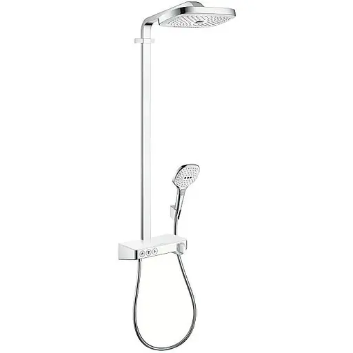 Душова система Hansgrohe Raindance Select E 300 3Jet з термостатом ShowerTablet 27127000, Хром - фото 1