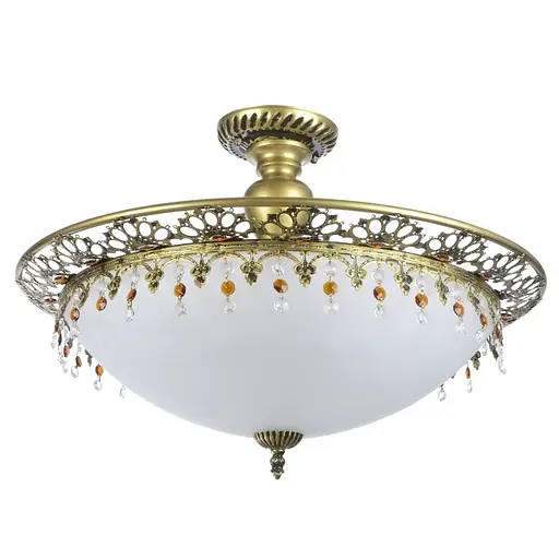 Люстра потолочная Brille классическая E27 60W PB P (BR-02 278C/3)