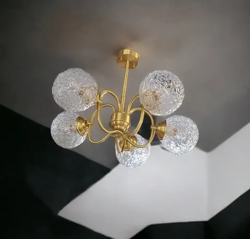 Светодиодная люстра Колокол 5011 (Золотая) на 5 плафонов - фото 2