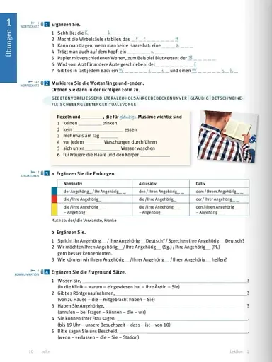 Menschen im Beruf. Pflege B1 Kursbuch + CD - фото 8