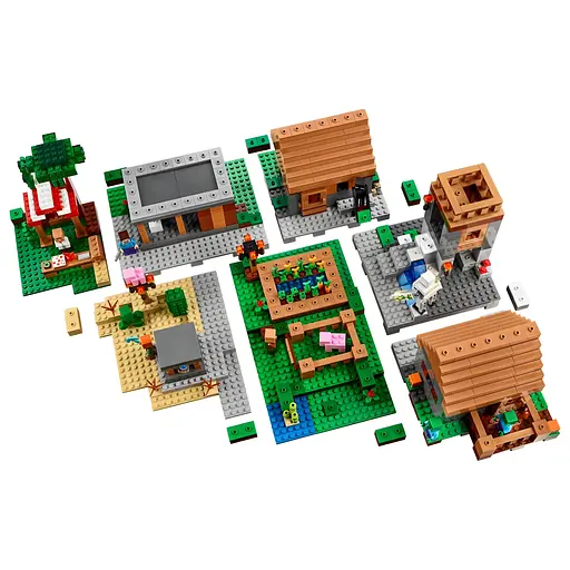 Конструктор Minecraft Село на 1600 деталей (11818) - фото 3