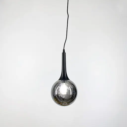 Світильник в чорному корпусі з відкритим плафоном Line.F Колір плафона Янтарний - фото 5