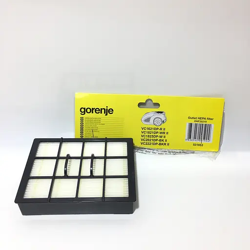 Фільтр для порохотягу Gorenje Delta Power VC1621DP-R II, VC1821DP-WR II, VC1825DP-W II, VC2021DP-BK II, 531853 - фото 9