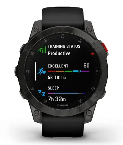 Смарт-часы Garmin Epix Gen 2 Sapphire - Black Titanium (010-02582-10/11/18) - фото 2