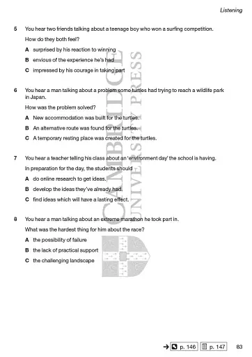 First 4 for Schools B2. Practice Tests. Student's Book with Answers with Audio with Resource Bank - фото 4