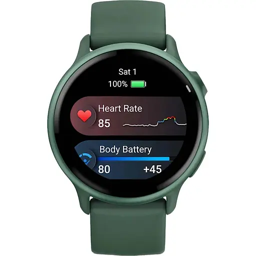 Смарт-часы Garmin Vivoactive 6 Metallic Jasper Green with Jasper Green Band 010-02985-02 - фото 6