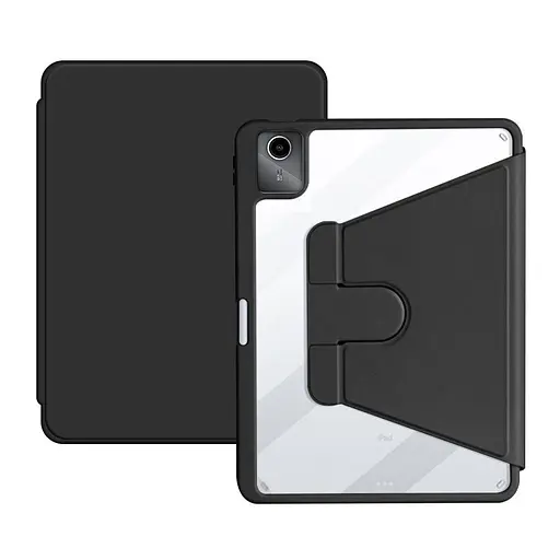 Чехол TPUCristal Pen holder 360 Lenovo Tab M11 TB330 / Xiaoxin Pad 2024 TB331 Черный - фото 2