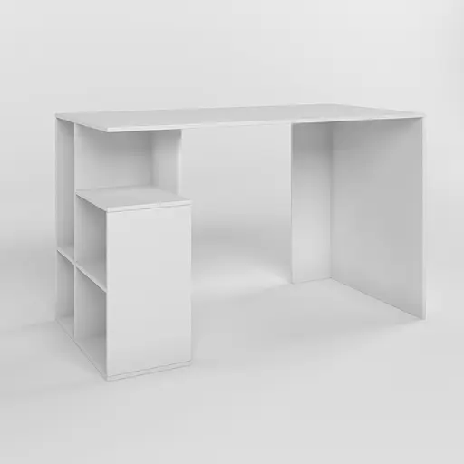 Cтіл письмовий з полицями М-ЗОН Джеко 1200/3 Німфея Альба (MZN-031022) - фото 2