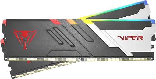 Оперативная память Patriot 64GB (2x32GB) DDR5 6000MHz Viper Venom RGB (PVVR564G600C30K) - фото 1