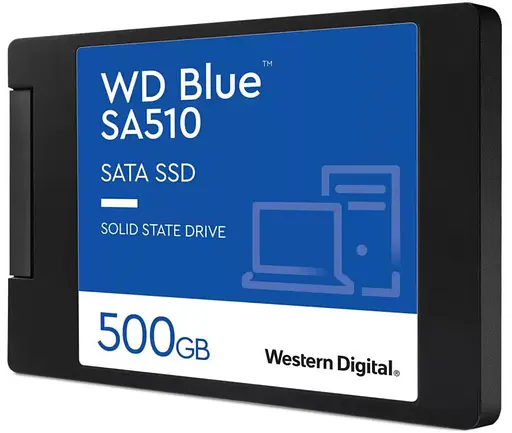 Твердотельный накопитель SSD 500Gb Western Digital Blue SA510 (WDS500G3B0A) - фото 2