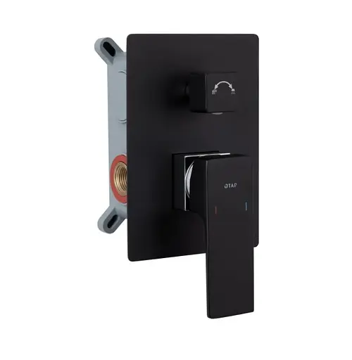 Душова система універсальна Qtap Gemini Black Matt прихованого монтажу QTGEM114BLM45703 - фото 2