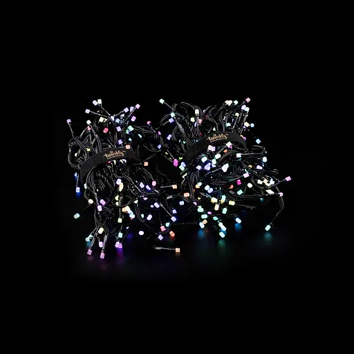 Twinkly Smart LED Гірлянда Twinkly Cluster RGB, 400, Gen II, IP44 кабель чорний - фото 5