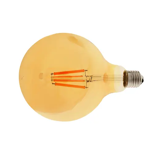 Лампа Brille світлодіодна LED 12W E27 WW G125 Amber 220 В - фото 2