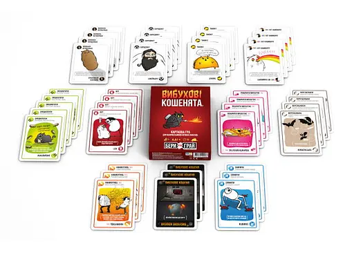 Настольная игра Rozum Взрывные котята: Бери и Играй (Exploding Kittens: Grab & Game) (укр.) (R124UA) - фото 4
