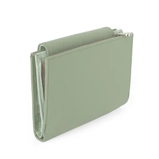 Гаманець жіночий шкіряний маленький Las Fernando 110-103 G3 м'ятний - фото 2