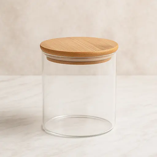 Банка для зберігання з бамбуковою кришкою |400 мл