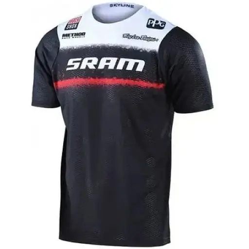 Велоджерси Troy Lee Designs Skyline Air SS Jersey Sram Roost Black XL (1106-337546005)