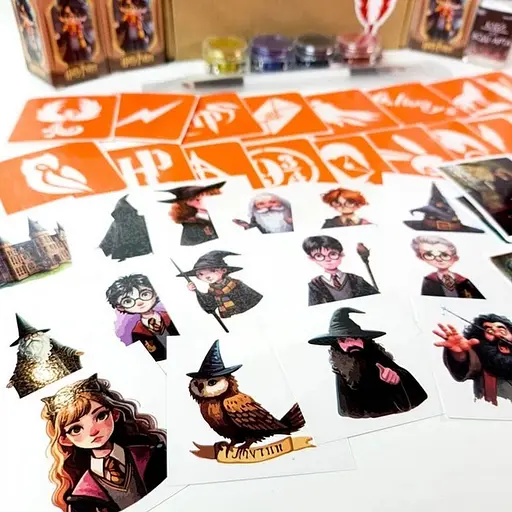 Подарочный набор "Волшебный подарок от Хогвартса" Fresh Tattoo gift-box-potter-3kids - фото 4