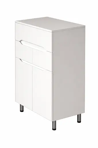 Комод для ванной комнаты ПИК Альба ПП 60 см Белый 30412 - фото 1