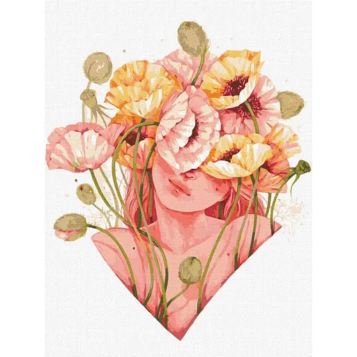 Картина по номерам "Квітковий дотик" ©lesya_nedzelska_art Ideyka KHO2589 30 x 30