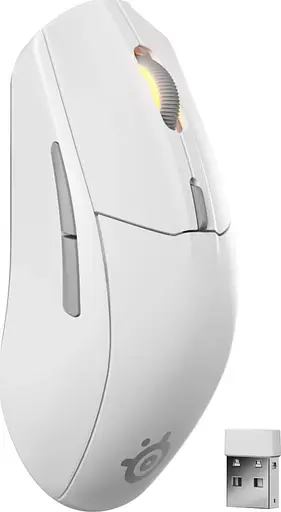 Миша SteelSeries Rival 3 Gen 2 Wireless RGB White (62524) - фото 3