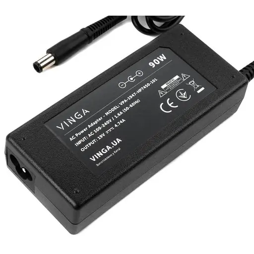 Блок живлення для ноутбука Vinga HP 90W 19V 4.74A раз'ем 7.4*5.0 (VPA-1947-HP7450-101) - фото 2