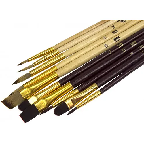 Набір пензлів 10 шт нейлон PBS-10/0641 Neo Line (6971052630641) - фото 3