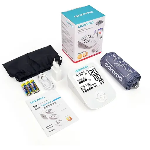Говорящий тонометр Gamma Plus 5gen с адаптером Type-C автоматический на плечо гарантия 5 лет - фото 5