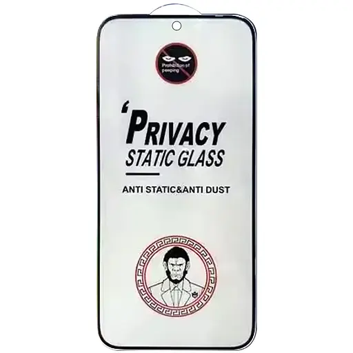 Захисне скло Epik Privacy 5D для Xiaomi 13T / 13T Pro / Redmi Note 13 4G Чорний - фото 2