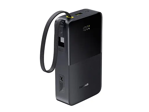 Зовнішній акумулятор Baseus EnerFill FC51 Bipow2 Pro 20000mAh with Built-in USB-C Cable E0027701 - фото 1