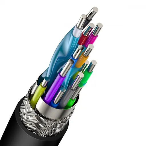 Дата кабель Baseus HDMI Cafule Series 4KHDMI Male To 4KHDMI Male (3m) (CADKLF-G) - фото 3