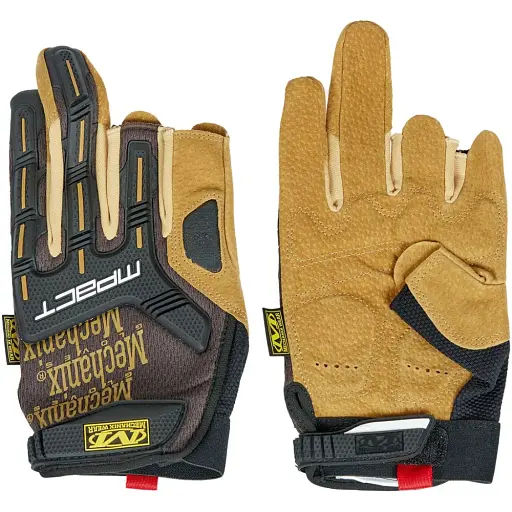 Рукавички Mechanix M-Pact Framer Leather M Brown - фото 1