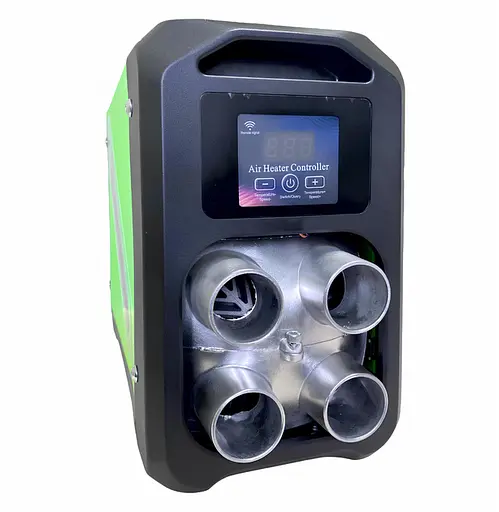 Автономный дизельный обогреватель WEBASTO GREELITE SN5000 с низким уровнем шума 5000 Вт Черный с зеленым - фото 2