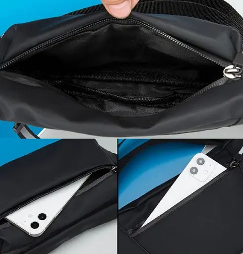 Сумка на пояс чоловіча тканинна Confident sum0027086 - фото 5