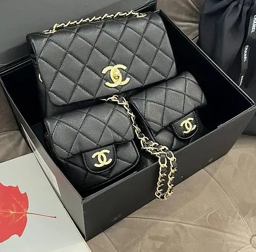 Жіночий рюкзак з кишеньками (Чорний) - фото 3