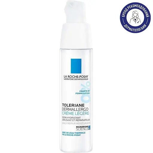 Легкий крем La Roche-Posay Toleriane Dermallergo Light заспокійливий зволожуючий догляд, для гіперчутливої та схильної до алергії нормальної шкіри обличчя та шкіри навколо очей 40 мл (MB442600) - фото 2